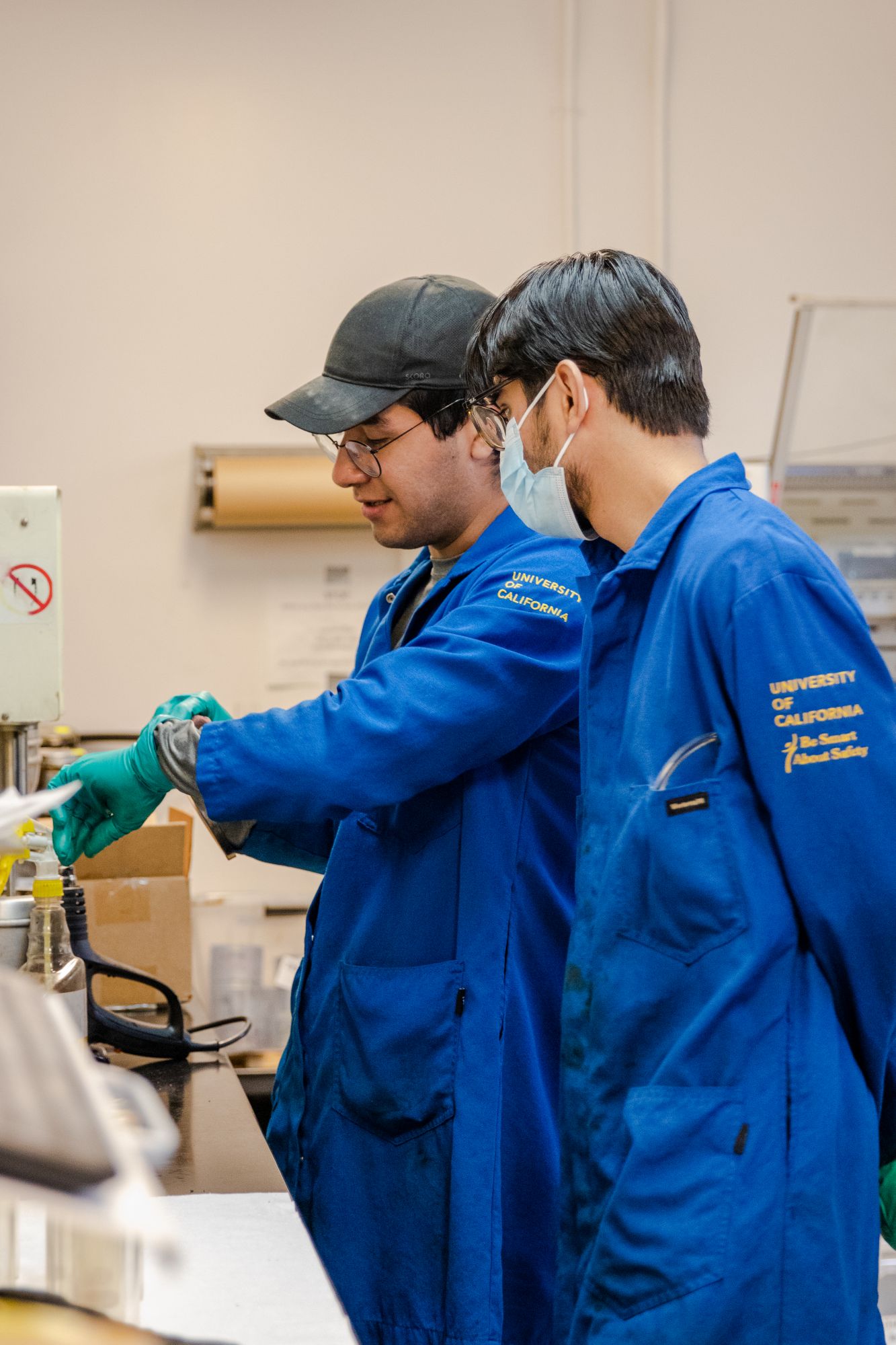 Undergrads working 2